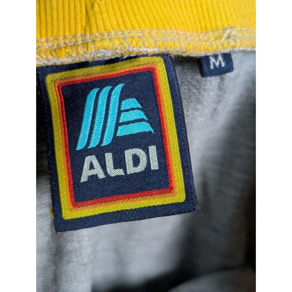 Aldi Rainbow Stripe Jogger Sweatpants Gray‎ Men's Medium Athleisure